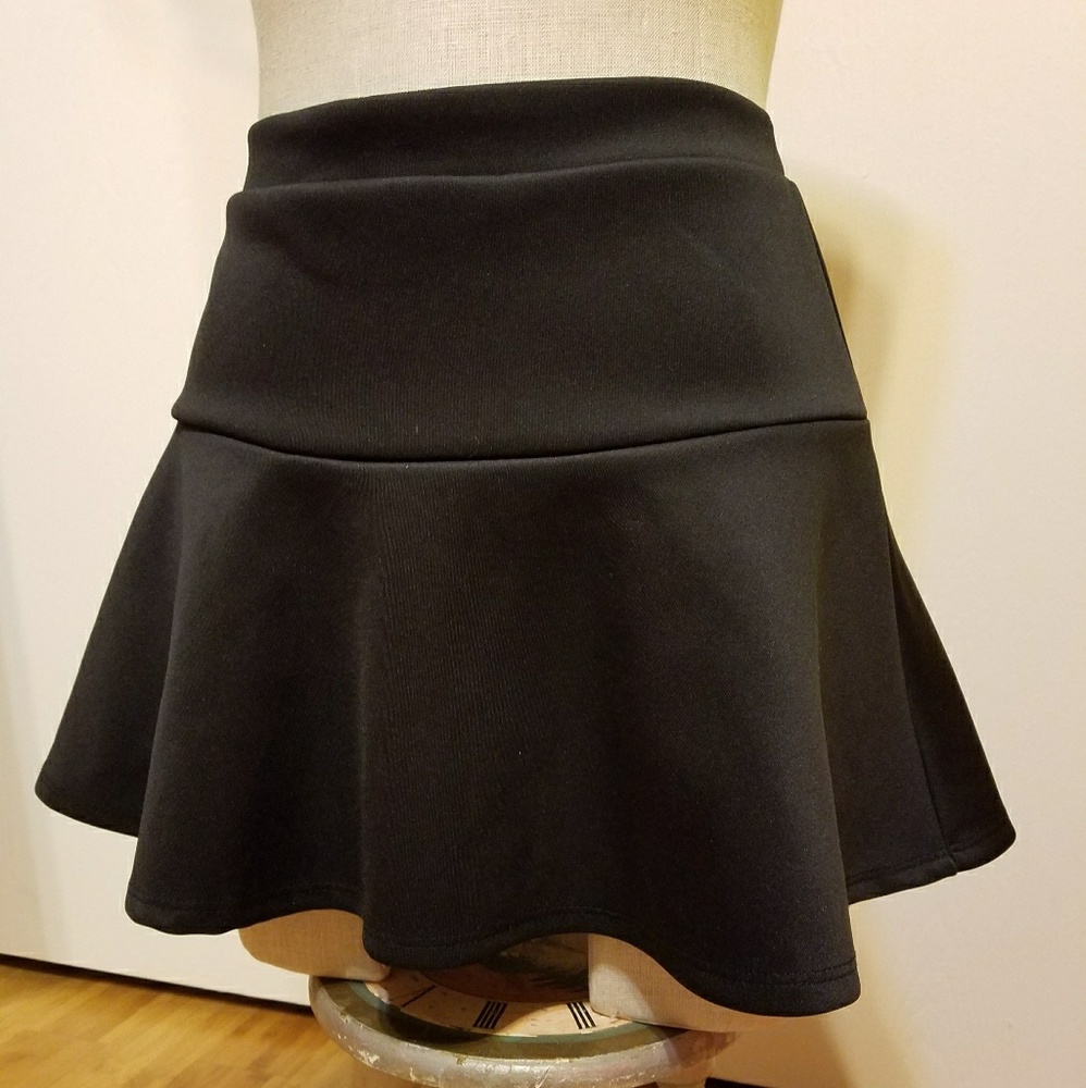 Black Flowy Skirt